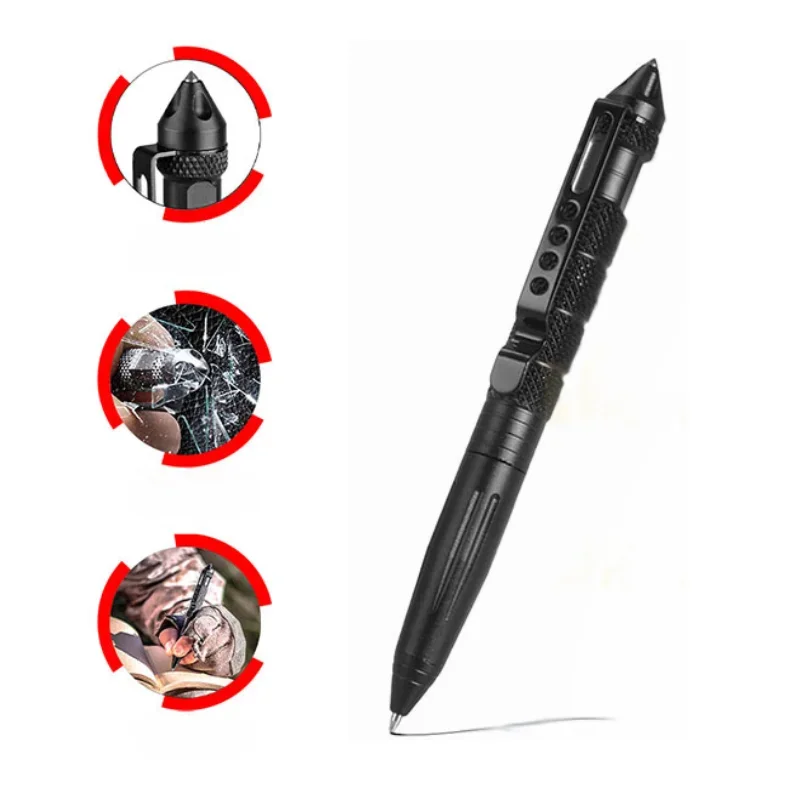 Pen Tactical Glass - Pena Taktis Multifungsi Pertahanan Diri Darurat