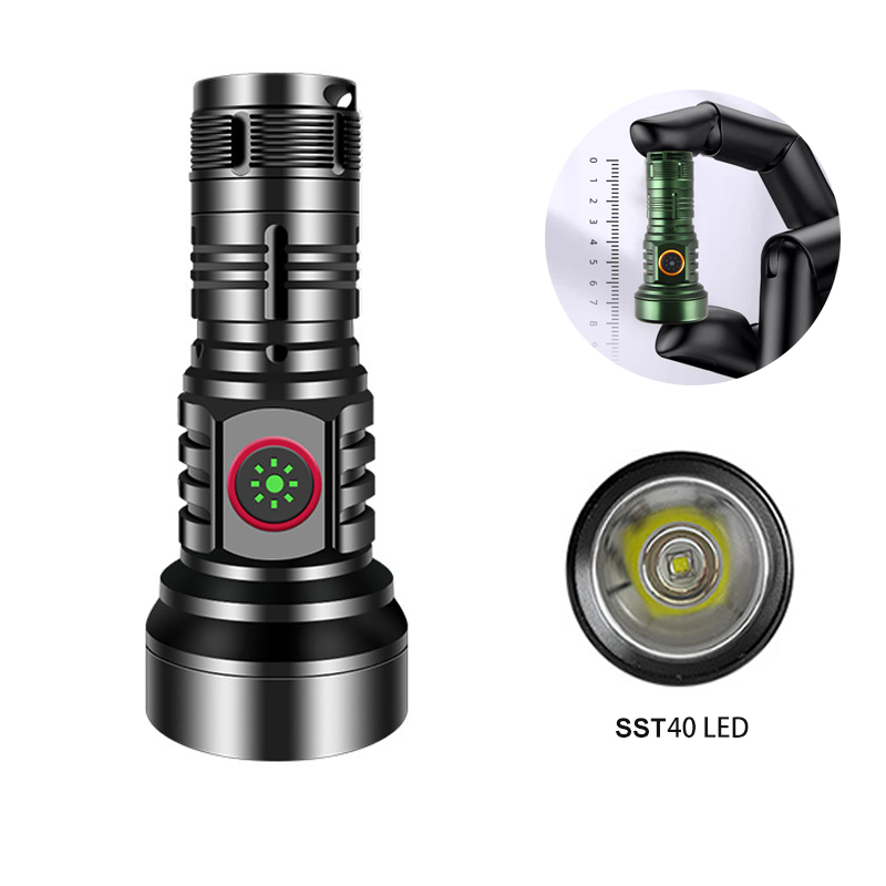 Edc Day Carry - SST40 senter LED tipe-c USB dapat