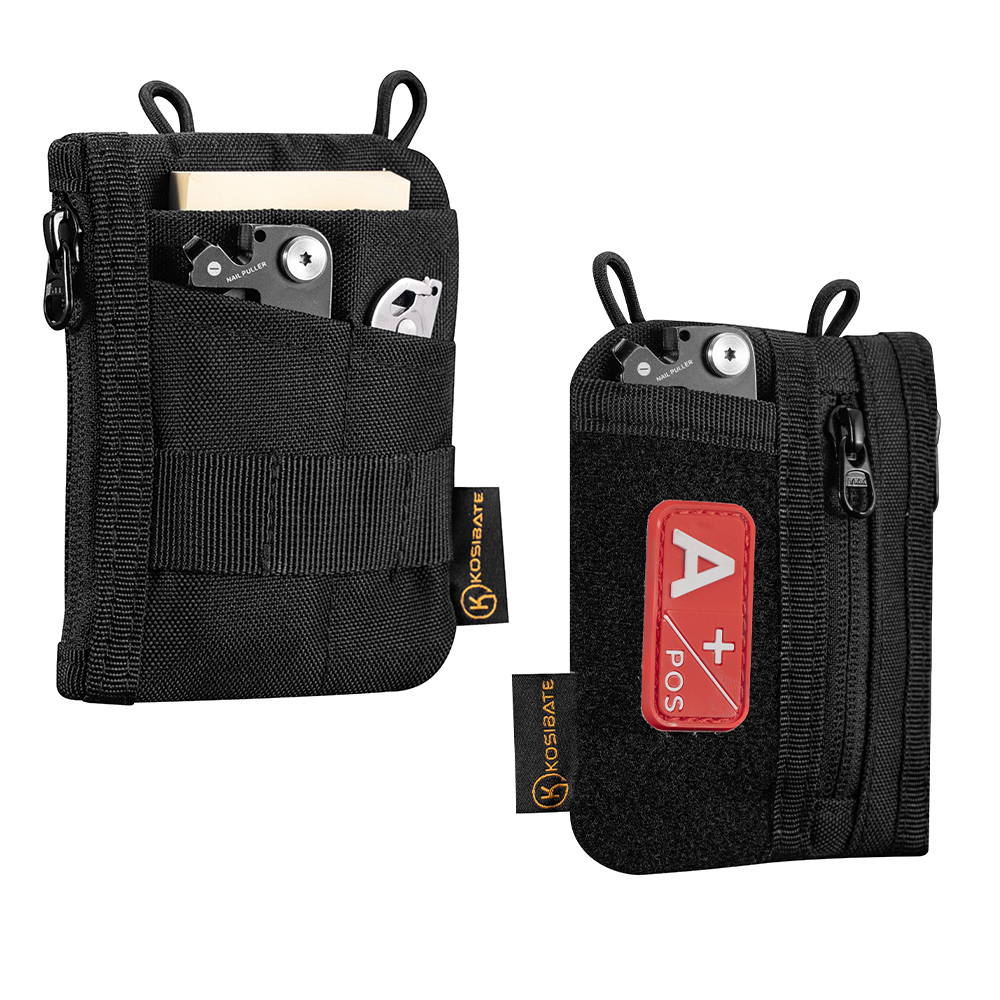 Edc Everyday Carry Bag - Kantong Organizer EDC dengan Area Patch