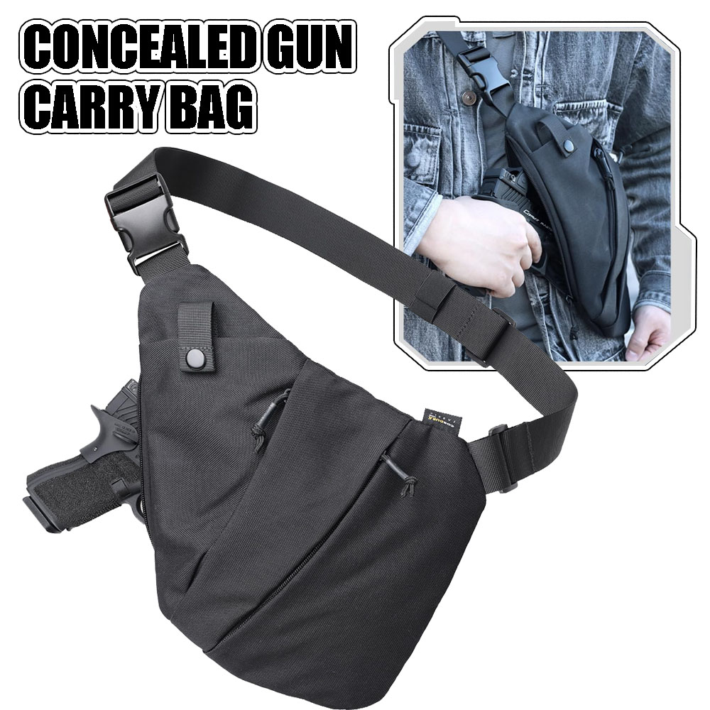 Edc Concealed Carry Sling Bag - Tas gendong Pistol tersembunyi taktis tas