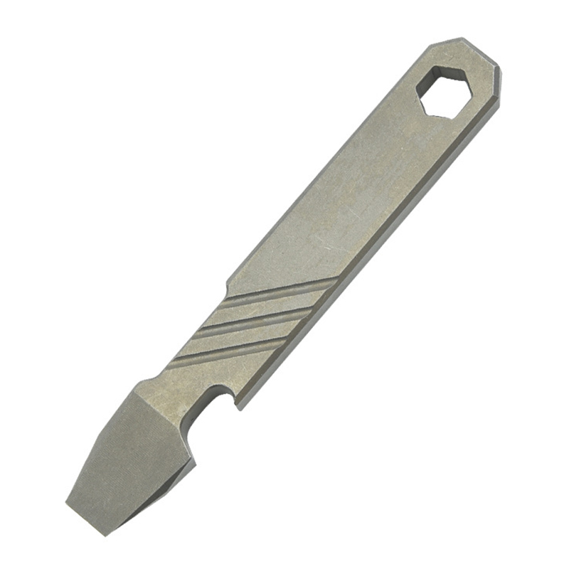 Titanium Pry Bar - Alat pembuka botol berkemah luar ruangan,