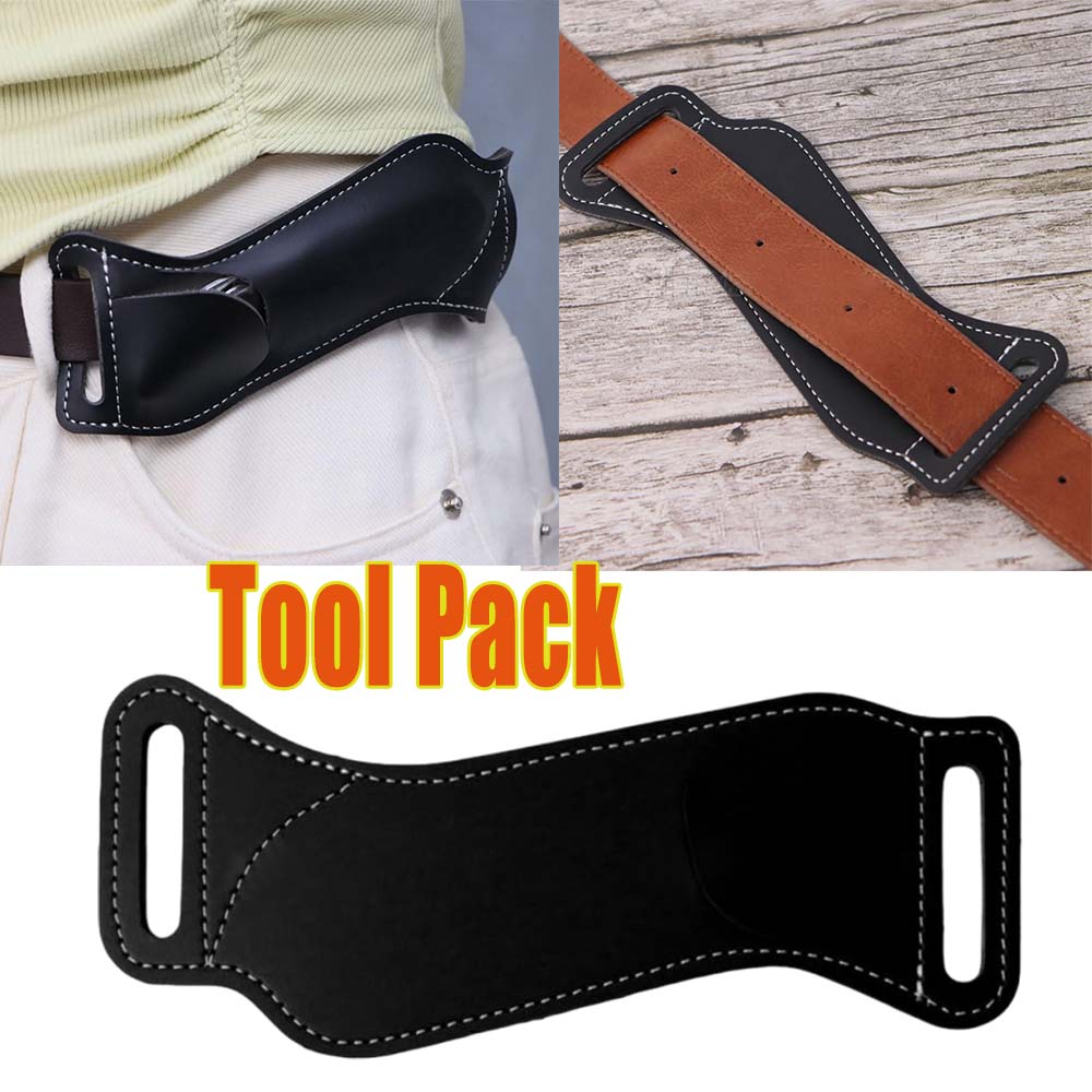 Leather Edc. Carry Pouch - Sarung Pisau Lipat 5 Inci, Kantong