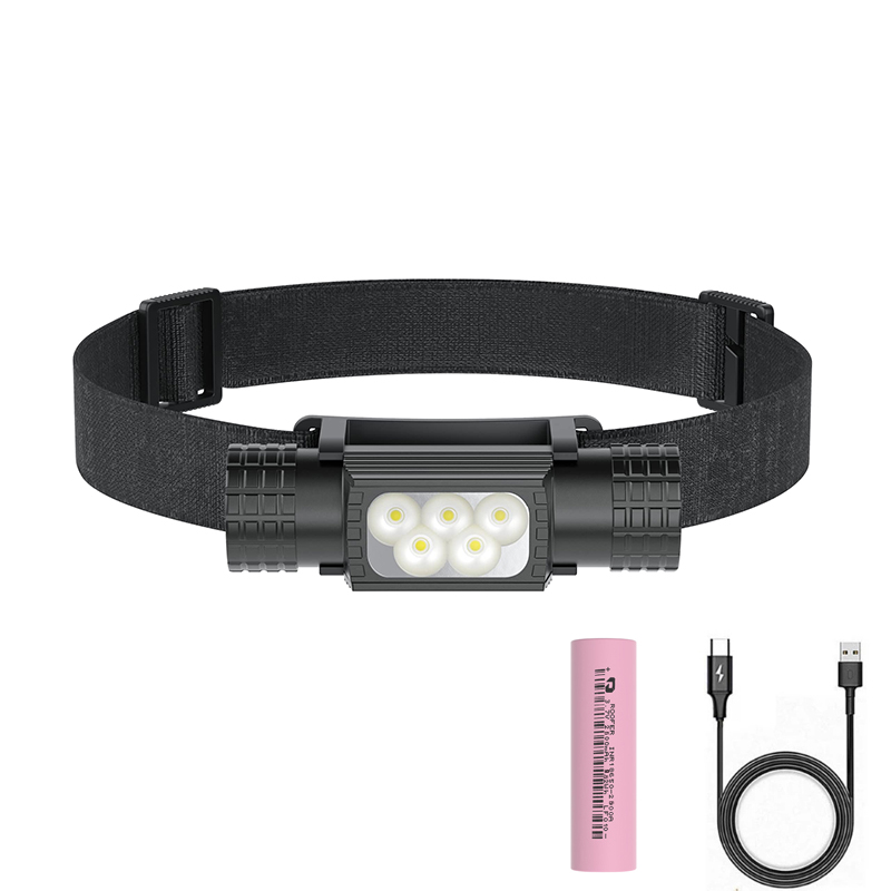 Edc Day Carry - Lampu depan LED USB C portabel,