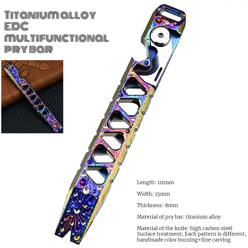 Titanium Pry Bar - Alat Multifungsi dari Paduan Titanium CNC