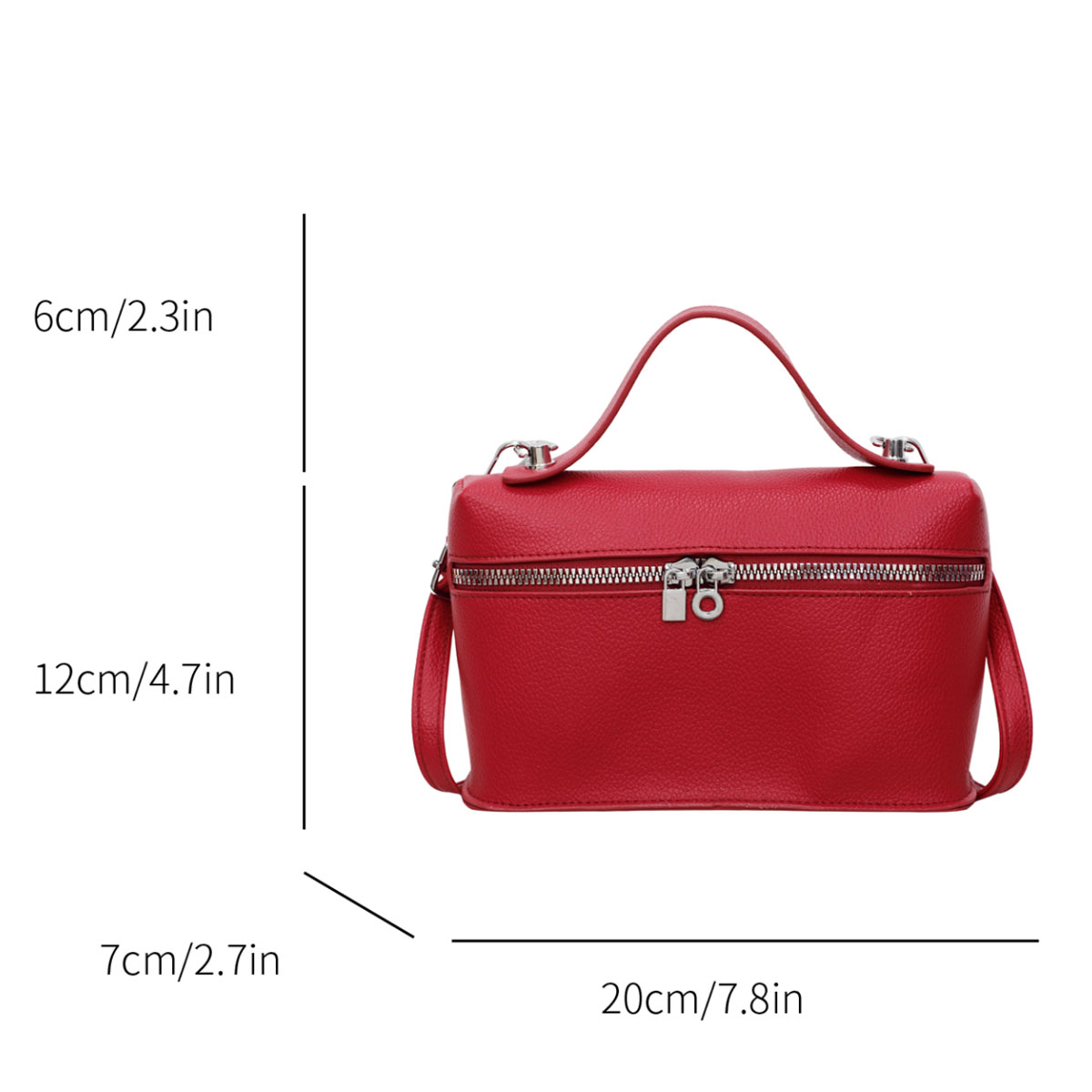 Tas Kotak Warna Solid Tren Min - Edc Carry Bag ulasan dan harga