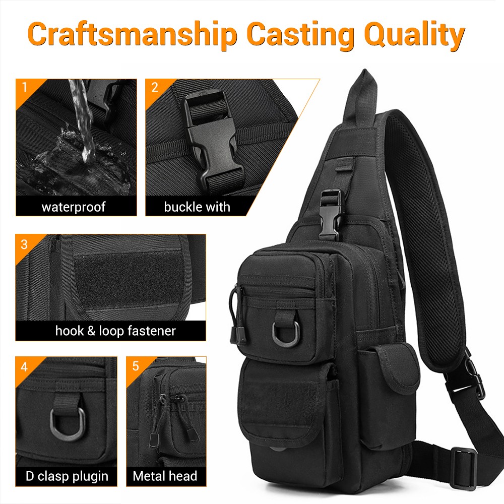 Tas Pistol Taktis Tas Senapan  - Edc Concealed Carry Sling Bag ulasan dan harga
