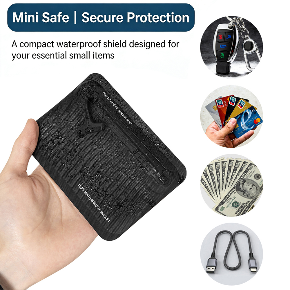 Dompet Koin Ritsleting Tahan A - Leather Edc. Carry Pouch ulasan dan harga