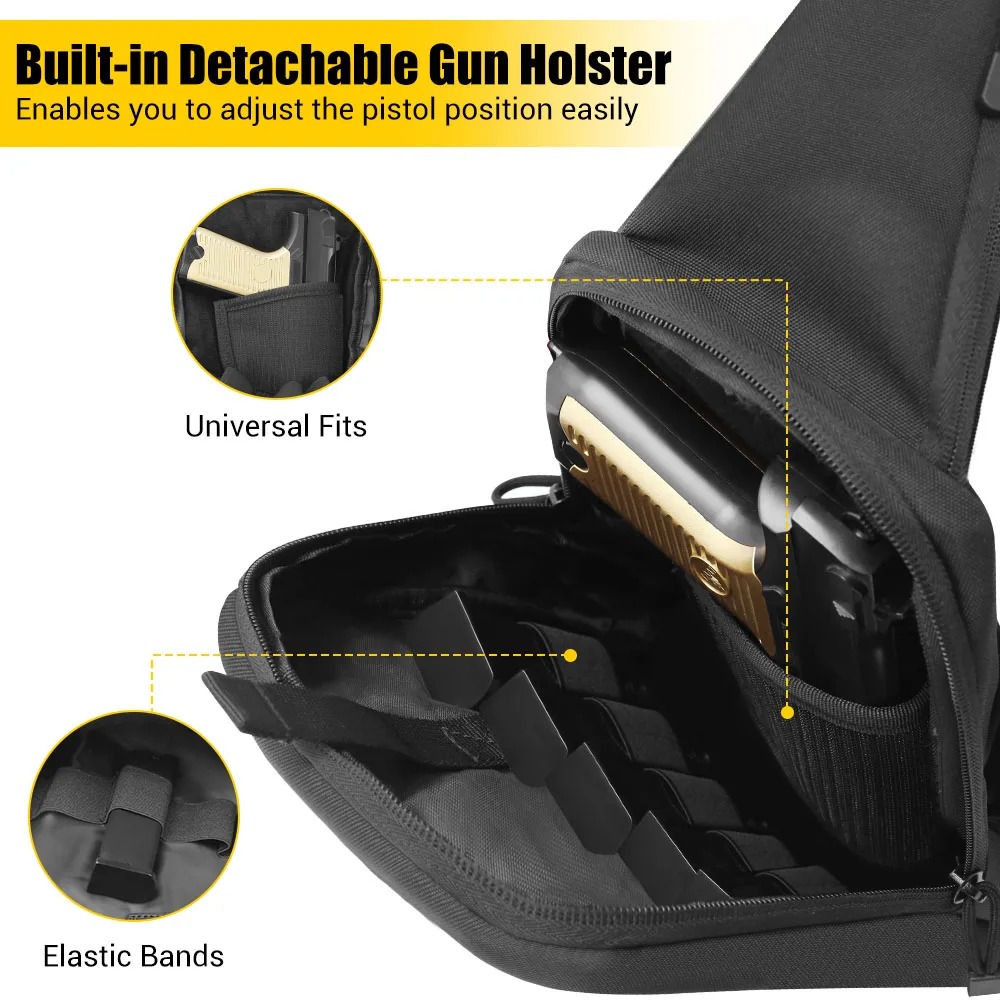 Tas Dada untuk Menyimpan Pisto - Edc Concealed Carry Sling Bag ulasan dan harga