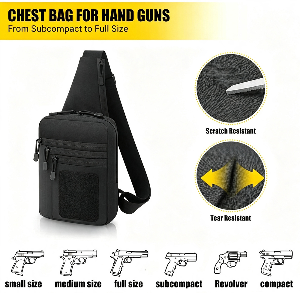 Tas Dada untuk Menyimpan Pisto - Edc Concealed Carry Sling Bag ulasan dan harga