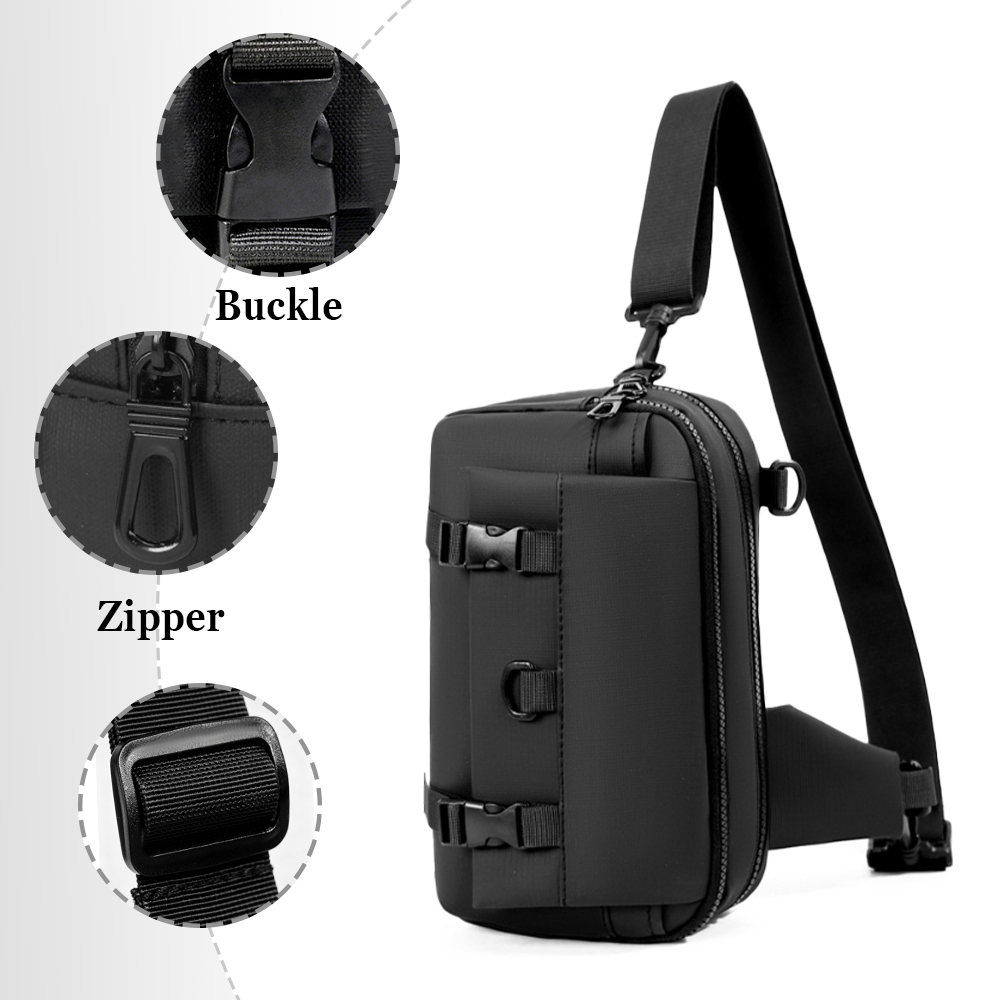 Tas Pistol Taktis Tas Penyimpa - Edc Concealed Carry Sling Bag ulasan dan harga