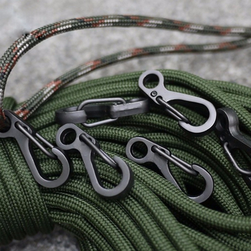10 Buah/Lot Karabiner Mini Par - Edc Carry Kit ulasan dan harga