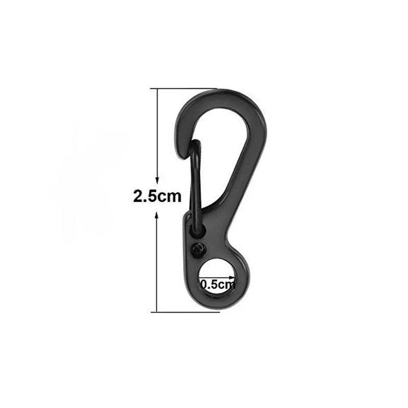 10 Buah/Lot Karabiner Mini Par - Edc Carry Kit ulasan dan harga