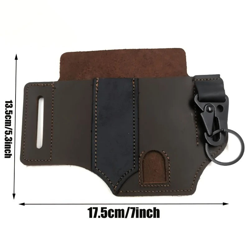 Sarung Multitool Sabuk EDC Kul - Leather Edc. Carry Pouch ulasan dan harga