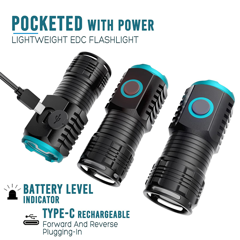Senter Led Mini tipe-c, senter - Edc Day Carry ulasan dan harga