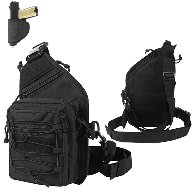 Tas Selempang Taktis Tersembun - Edc Concealed Carry Sling Bag ulasan dan harga