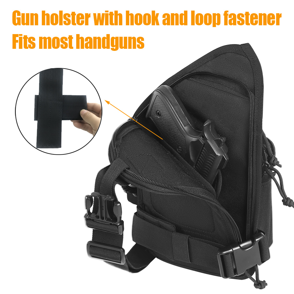 Tas Selempang Taktis Tersembun - Edc Concealed Carry Sling Bag ulasan dan harga