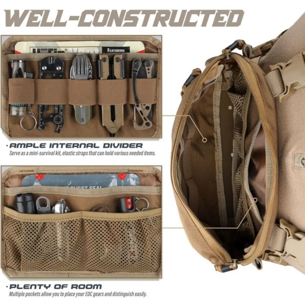 Tas Dada Pria Nilon 1000D Fash - Edc Carry Kit ulasan dan harga