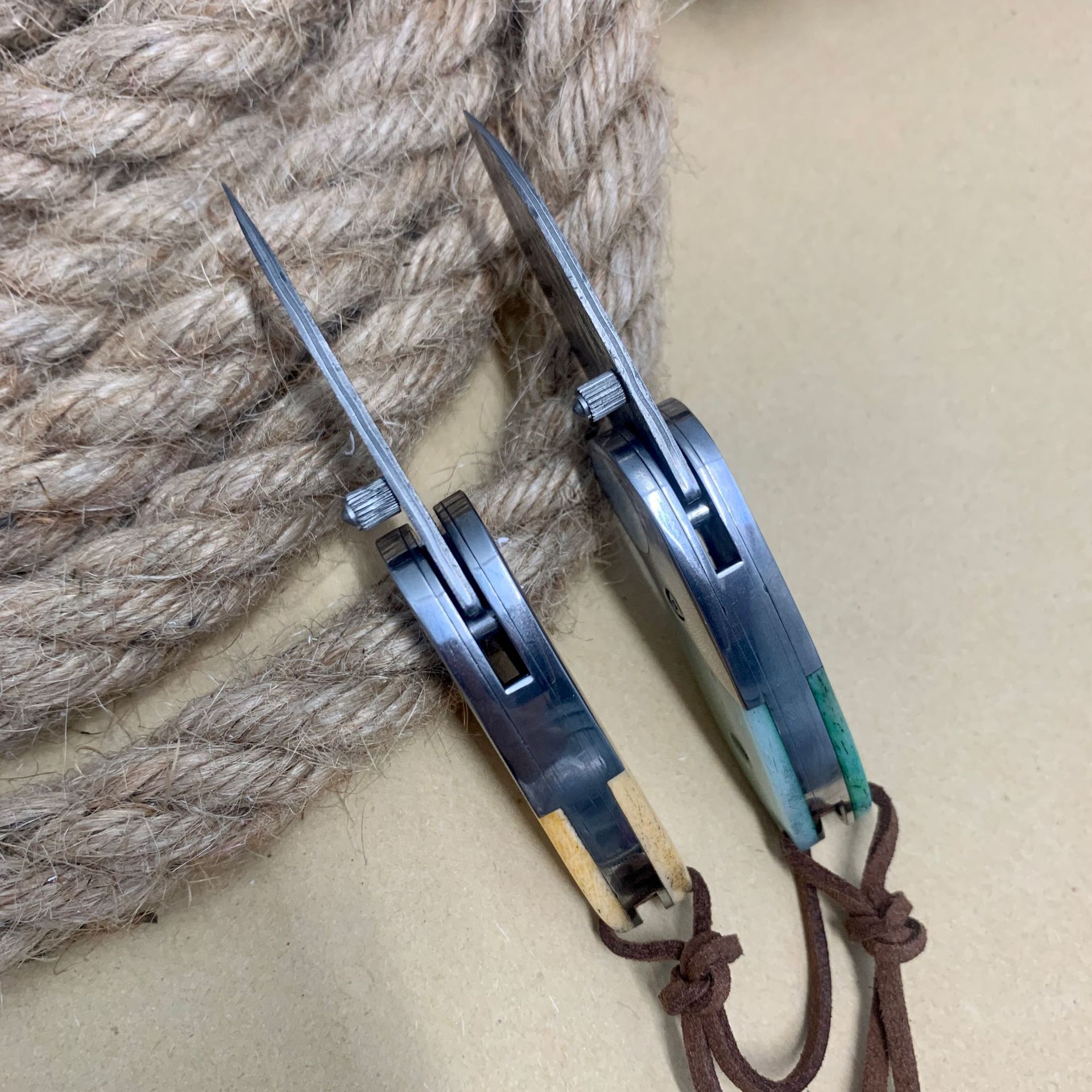 Pisau Lipat Mini RHON, Baja VG - Edc Pocket Carry Fixed Blade ulasan dan harga