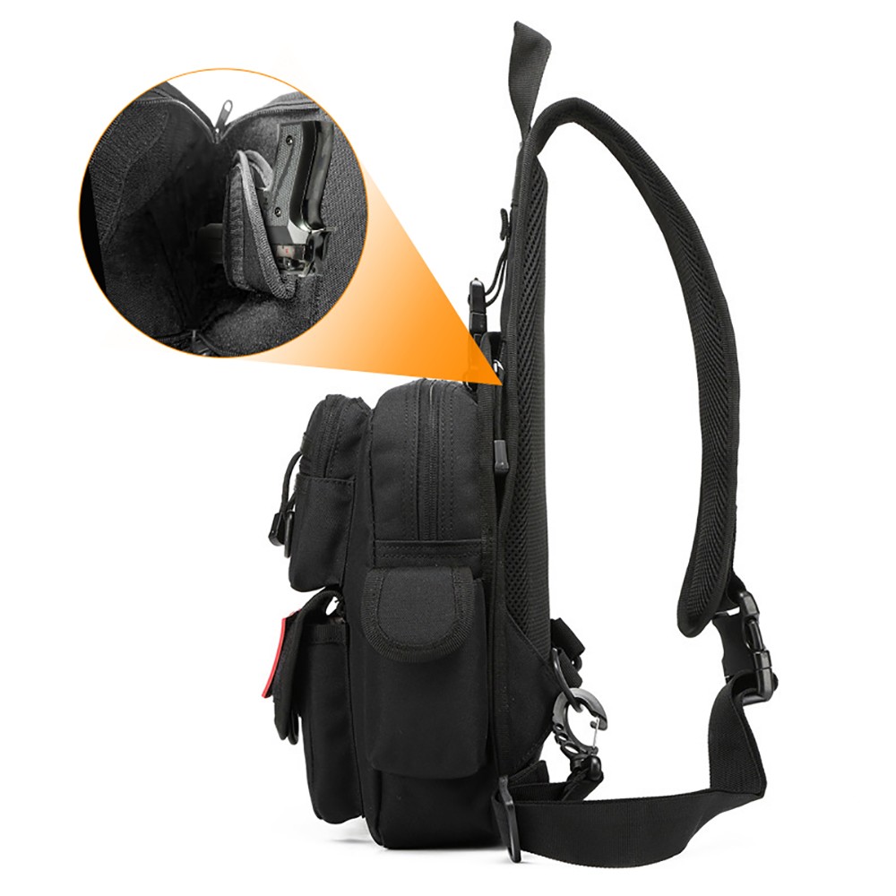Tas Penyimpanan Senjata Taktis - Edc Concealed Carry Sling Bag ulasan dan harga