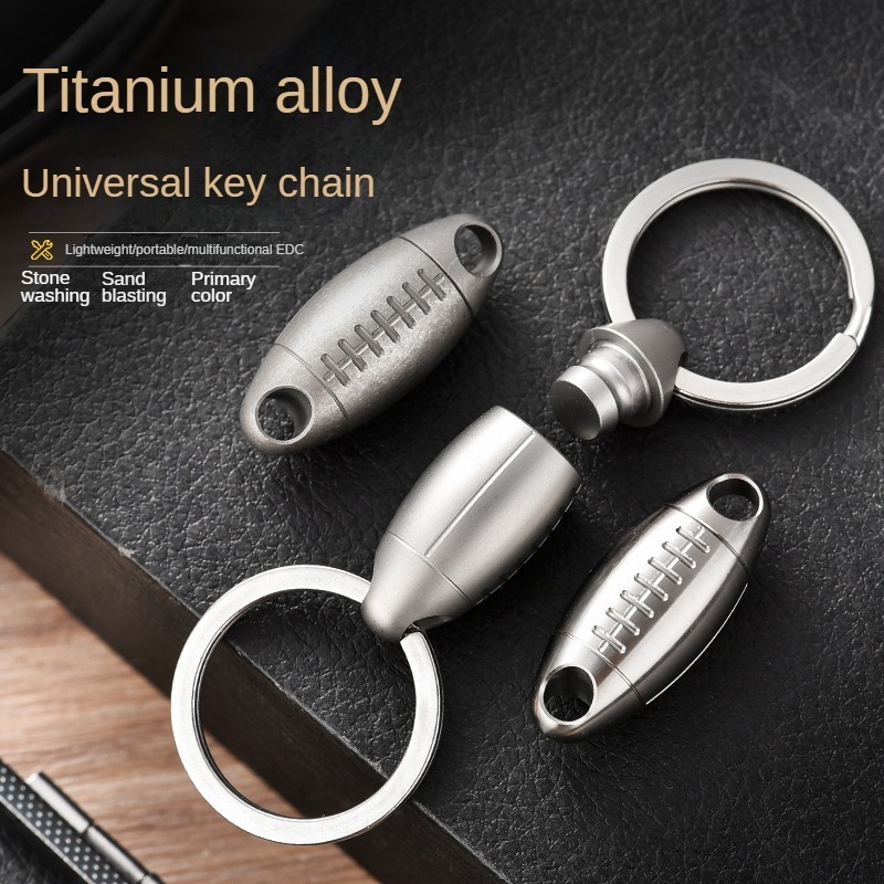 Gantungan Kunci Bentuk Rugby T - Edc Carry Accessories ulasan dan harga