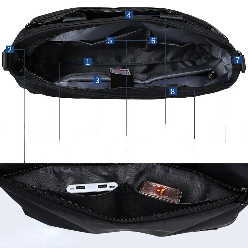 BJIAX tas berkas tas koper, ta - Edc Carry Bag ulasan dan harga