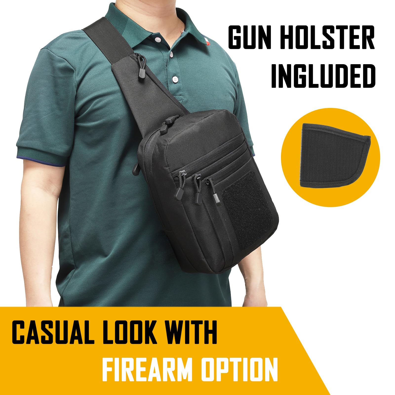 Tas Selempang Tersembunyi untu - Edc Carry Pouch ulasan dan harga