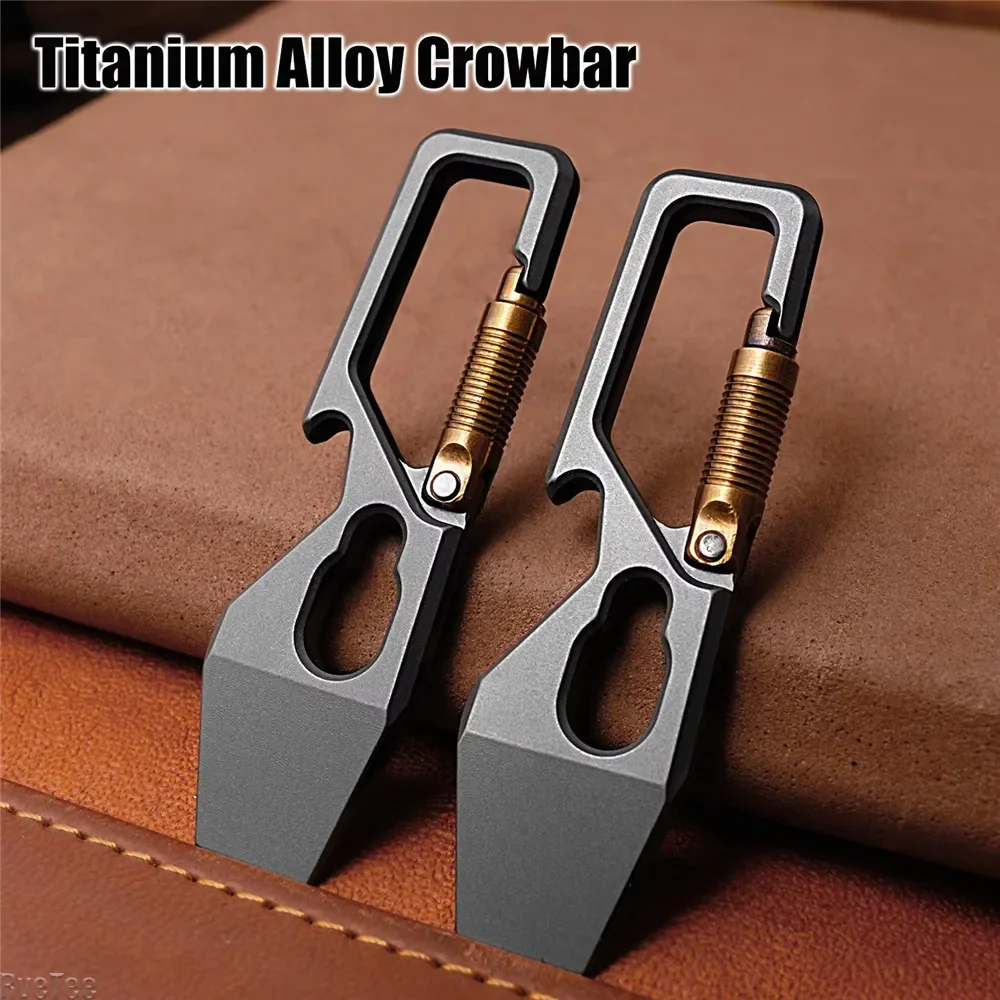 Gantungan kunci multifungsi 6c - Titanium Pry Bar ulasan dan harga