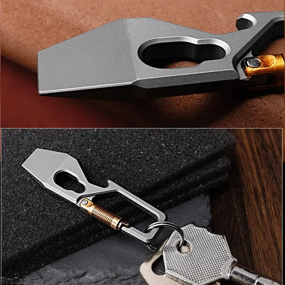 Gantungan kunci multifungsi 6c - Titanium Pry Bar ulasan dan harga