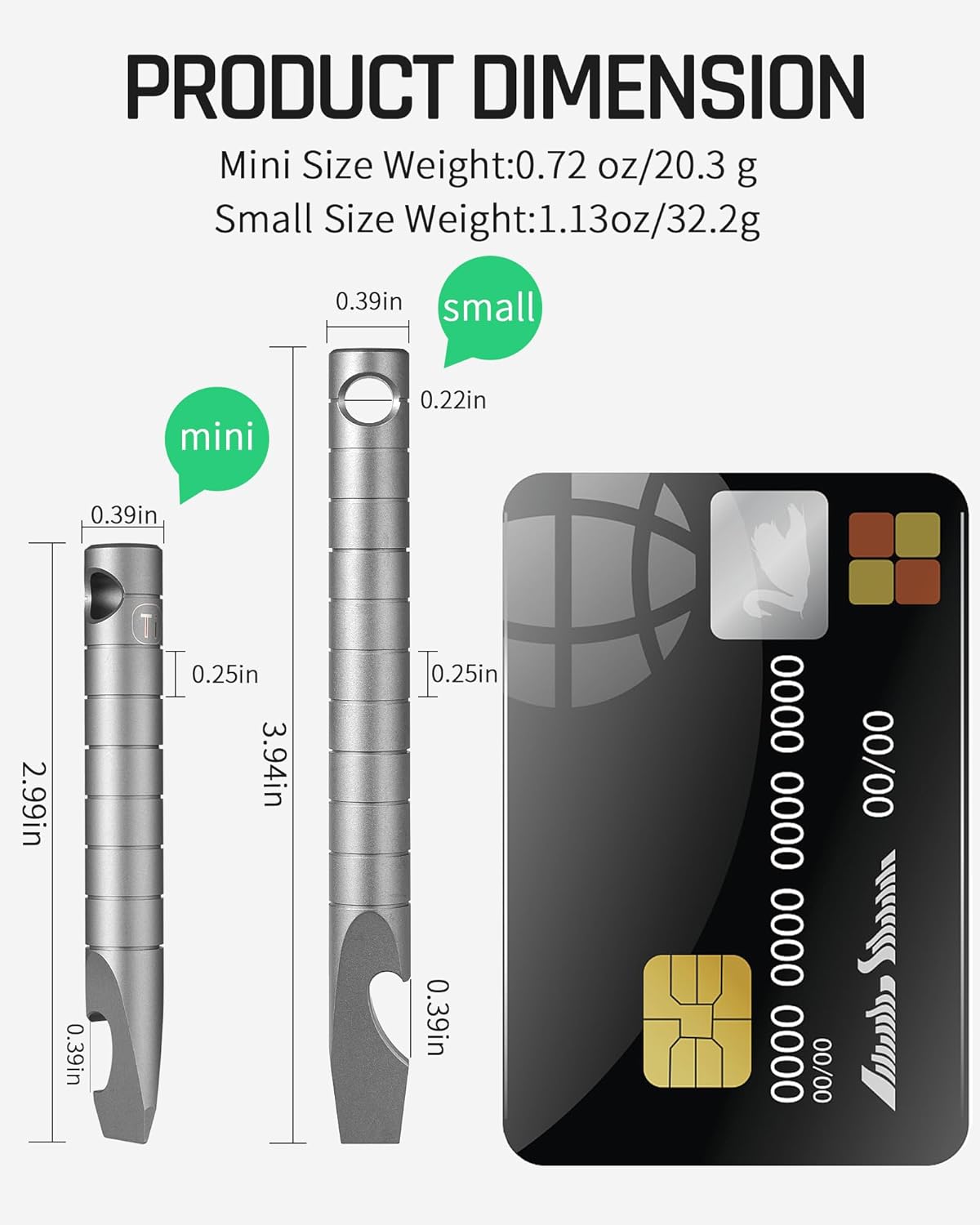 TISUR Titanium EDC Pry Bar, ga - Titanium Pry Bar ulasan dan harga